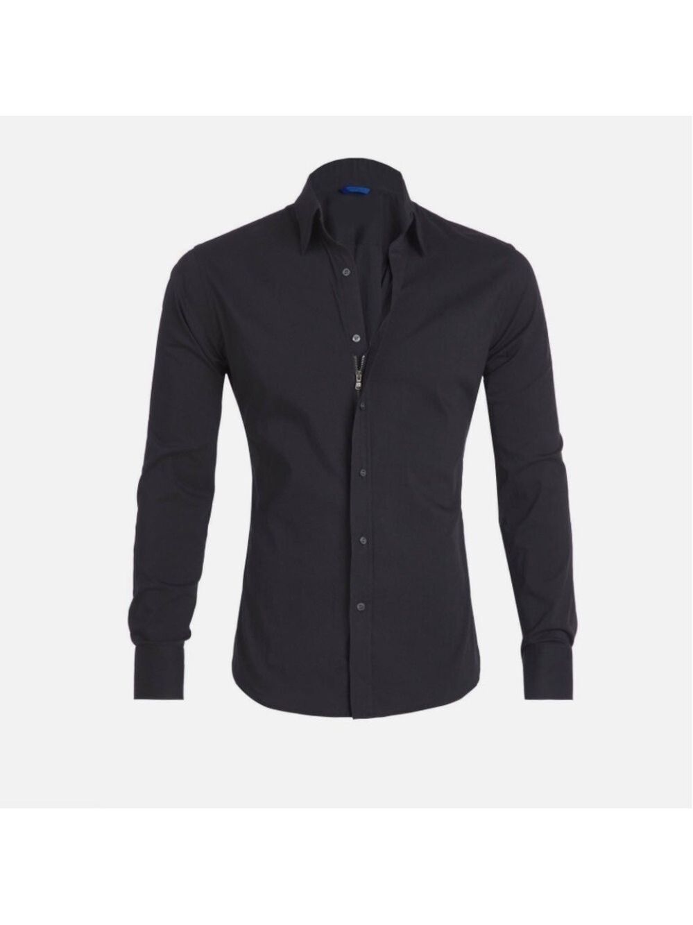 Oxford Stretch Zip Shirt